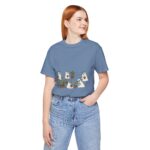 Plant Club T-Shirt — Cute Cartoon Plants & Ghosts Graphic Tee - Image 7