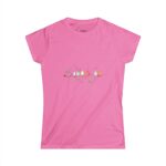 Spring Bird Lineup Women's Tee — Cute Pastel Songbirds on a Branch - Image 17
