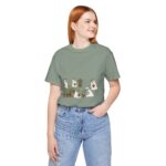 Plant Club T-Shirt — Cute Cartoon Plants & Ghosts Graphic Tee - Image 4