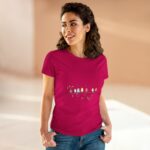 Women's Tee — Watercolor Birds on Branch Cute Graphic - Image 5
