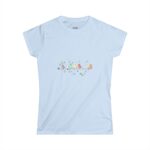 Spring Bird Lineup Women's Tee — Cute Pastel Songbirds on a Branch - Image 9